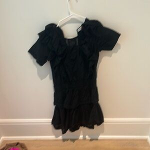 LOVESHACKFANCY BLACK DRESS